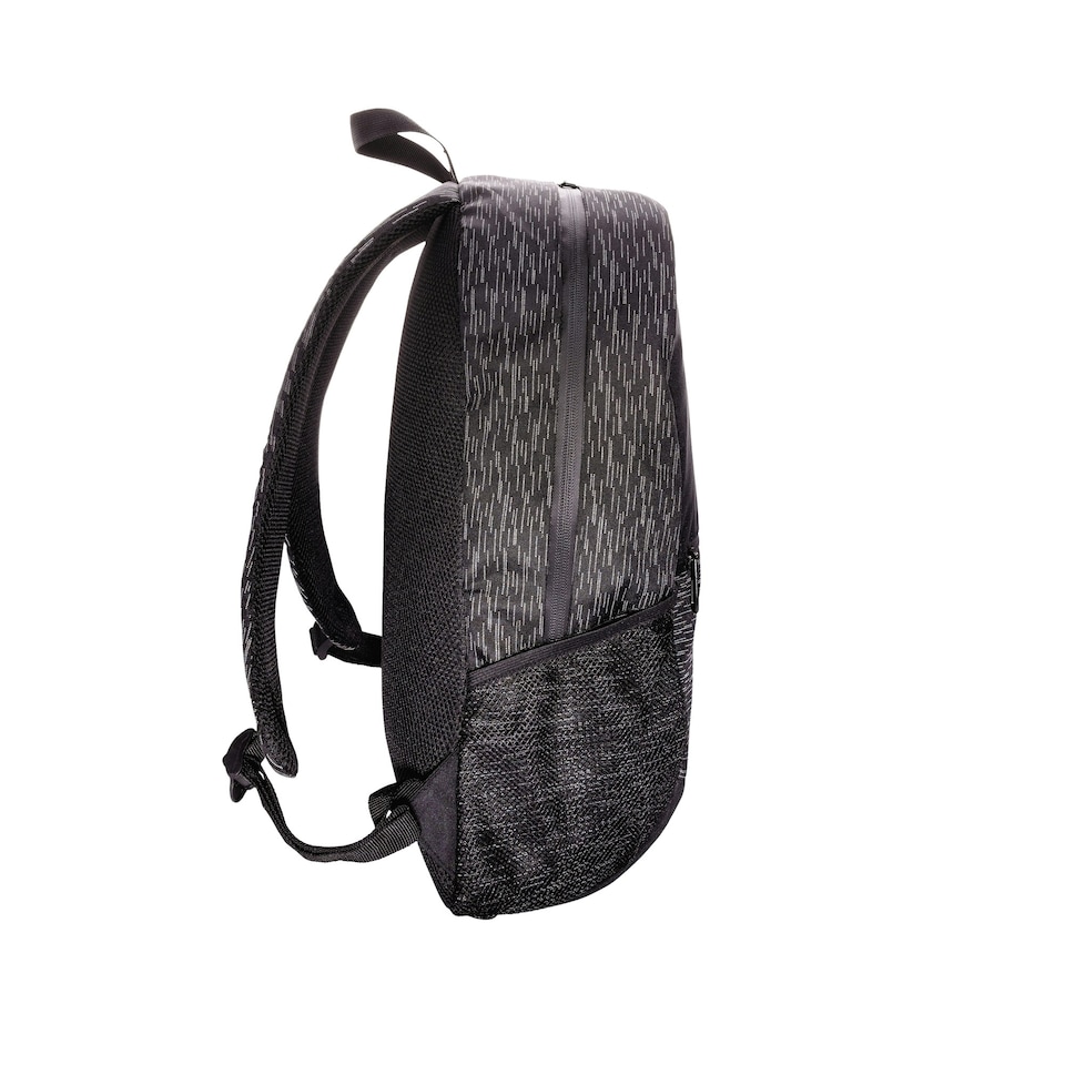 image 1 of XD Collection Reflective RPET Aware Laptop Backpack - Black - One Size | Black