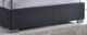image 4 of 5ft King Size Grey, Woven Linen Fabric Upholstered Bed Frame Bedstead | Grey | Dark Grey | King