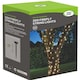image 1 of Solar Powered 200 LED Warm White Firefly String Lights | Clear | 1