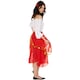 image 2 of Womens Gypsy Costume | Red | red/white | M | 1