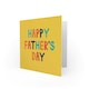 image 2 of Fathers Day Block Bold Colour Dad Card