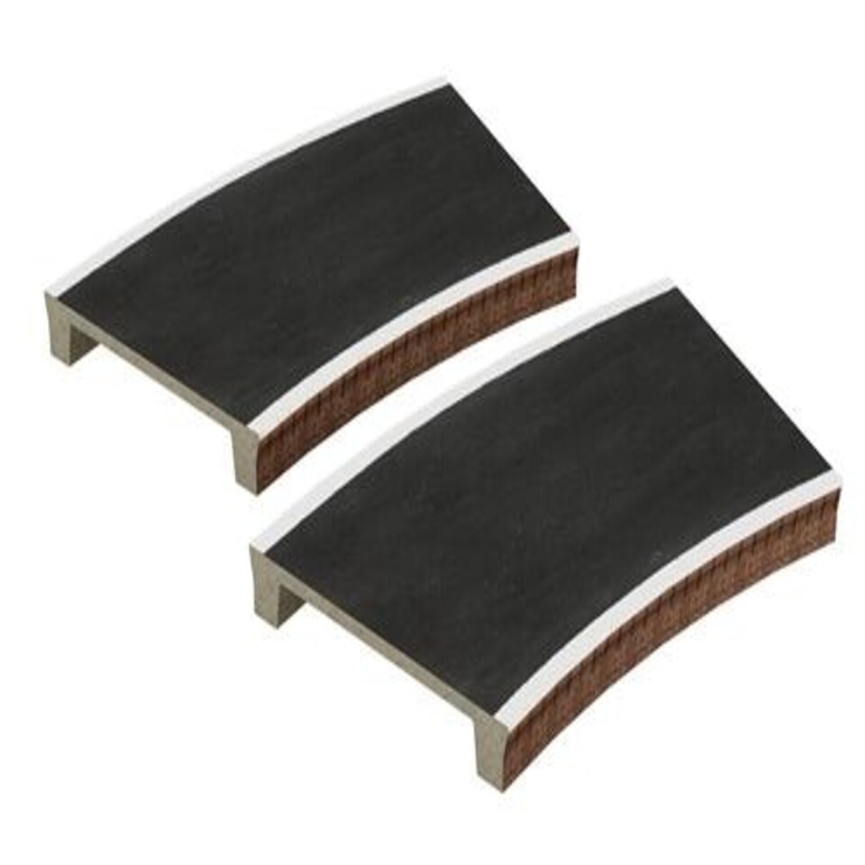 Bachmann Scenecraft Two Curved Platforms Radius 2 (Pre-Built)