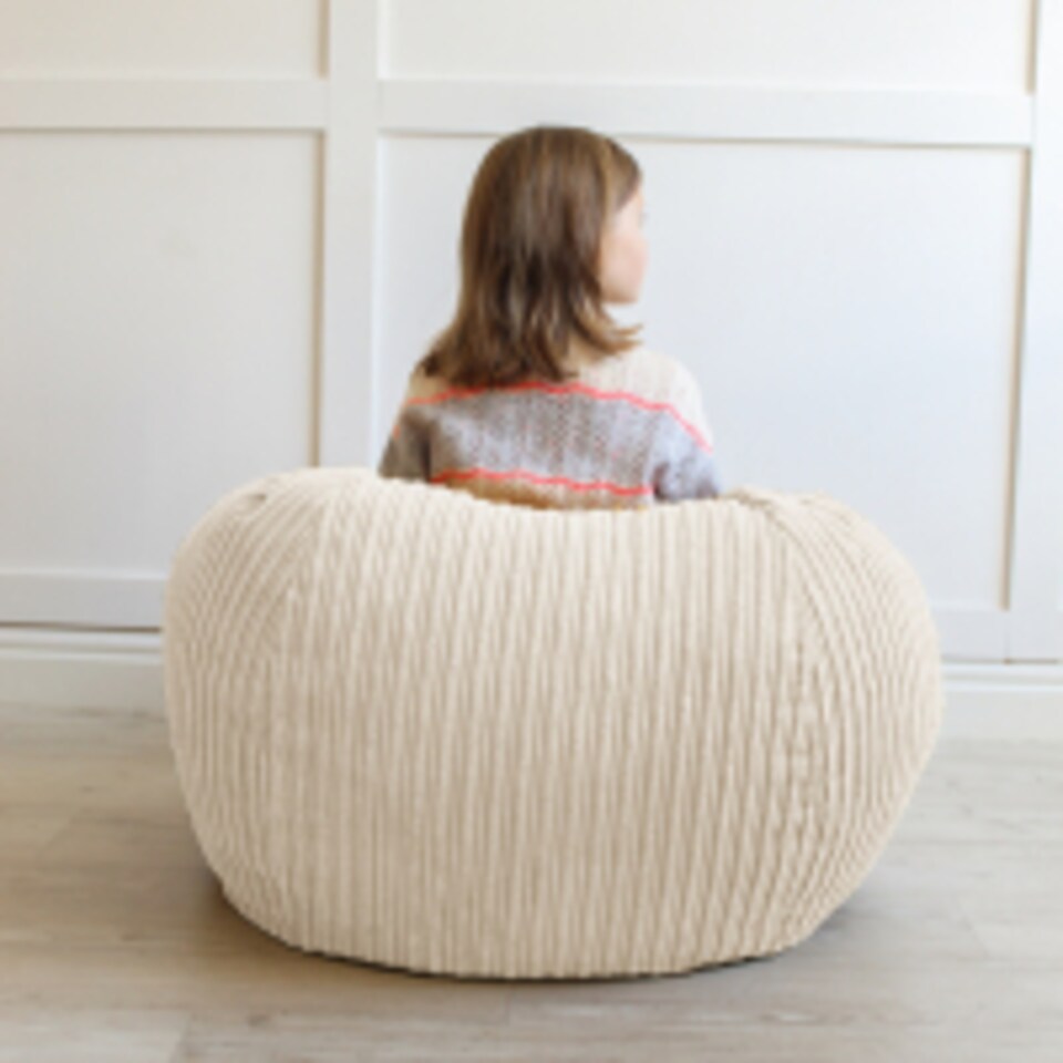 image 1 of rucomfy Indoor Classic Kids Bean Bag Chair - Jumbo Cord Slouchbag
