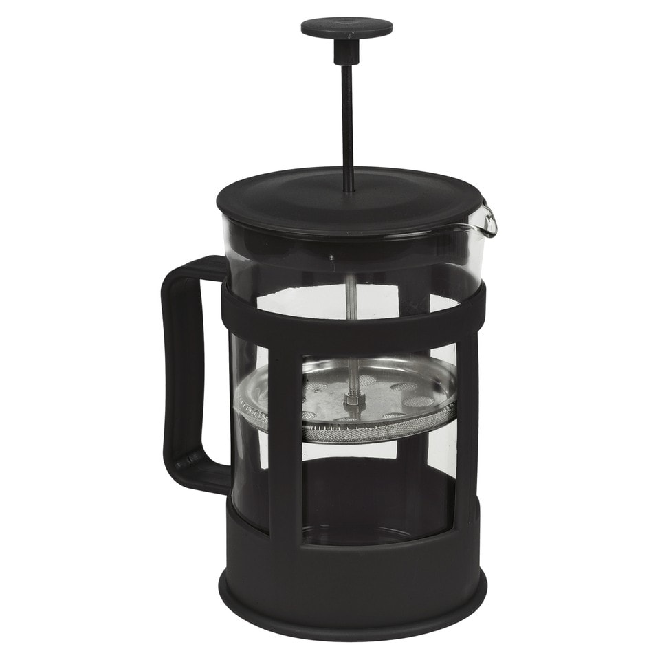 image 1 of Cafetiere Filter Coffee Tea Pot Press Brewer Maker Glass Plunger Home Kit 800ml | Multi | Black