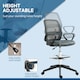 image 5 of Vinsetto Draughtsman Chair Tall Office Chair with Adjustable Height
