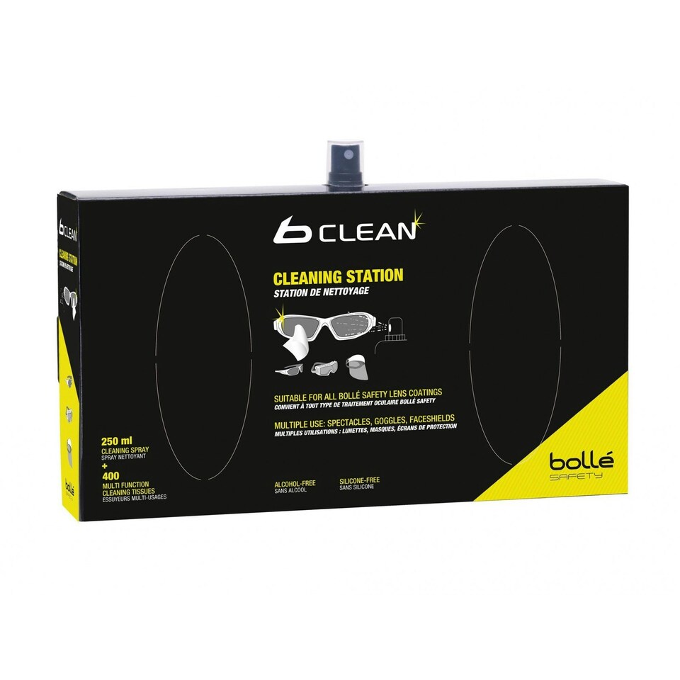 Bolle Safety B410 B Clean Cleaning Station - Multi Colour - One Size Multi