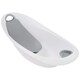 image 1 of Stars Ergonomic Baby Bath with Soft Handle & Plug - White