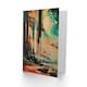image 2 of Retro Sci-Fi Cliff By Moon Galaxy Fantasy Him Her Birthday Card