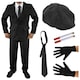image 3 of Will - The Inbetweeners Costume Set Black | L