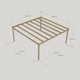 image 4 of Garden Pergola - Wood - L420 x W480 x H270 cm - Rustic Brown