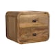 image 3 of Artisan Furniture Mini Curve Oakish Floating Bedside
