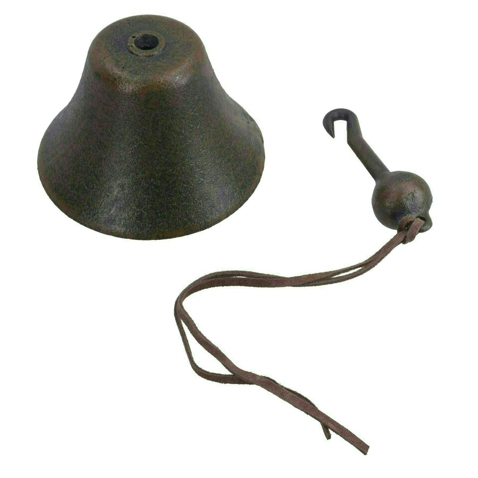 image 1 of Aeroplane Plane Bell Cast Iron Sign Door Wall Fence Gate House Doorway Home