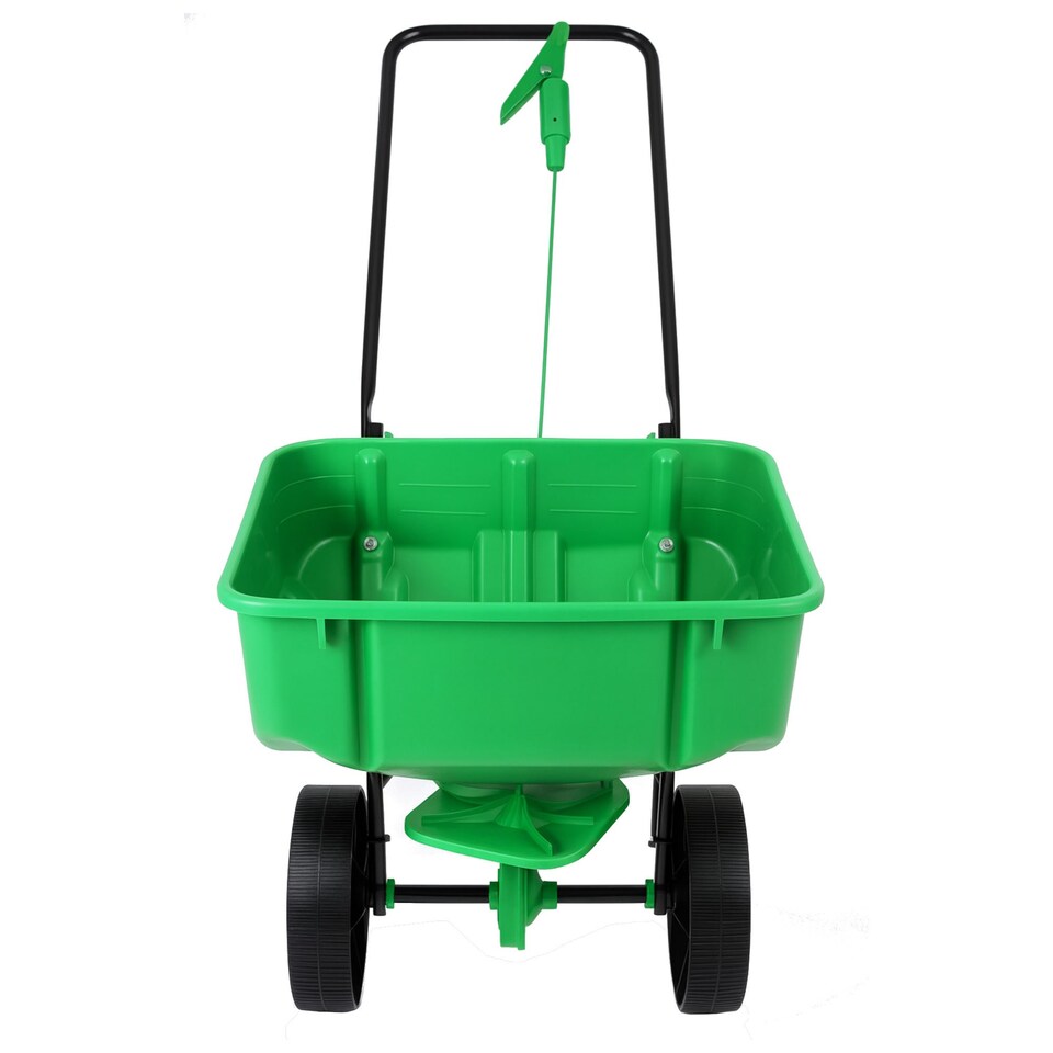 image 1 of Heavy Duty Rock Salt Grit Grass Seed Spreader 35KG Capacity