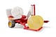 image 3 of Bruder Bale wrapper with ochre and white round bales Detailed Vehicle & Playset Model
