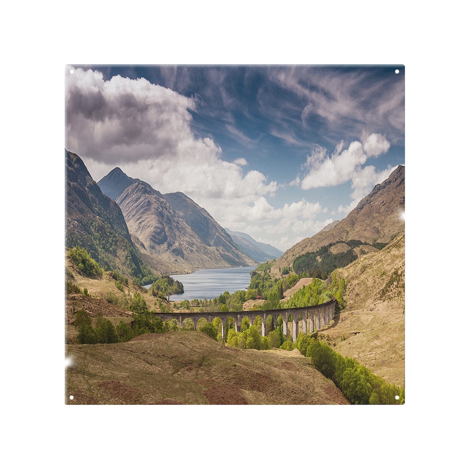image 1 of The Glenfinnan Viaduct Designer Splash Back | White