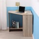 image 3 of Computer Desk PC Laptop Table Corner Home Office Study Gaming | Brown