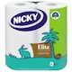 image 1 of Nicky Elite Toilet Tissue Rolls With Coconut Fresh Soft 3 Ply White Paper