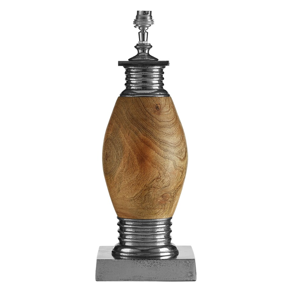 image 1 of Interiors by Premier Curved Tabor Lamp Base Brown