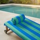 image 2 of OHS Vertical Stripes Beach Bolster Neck Back Support Pillow