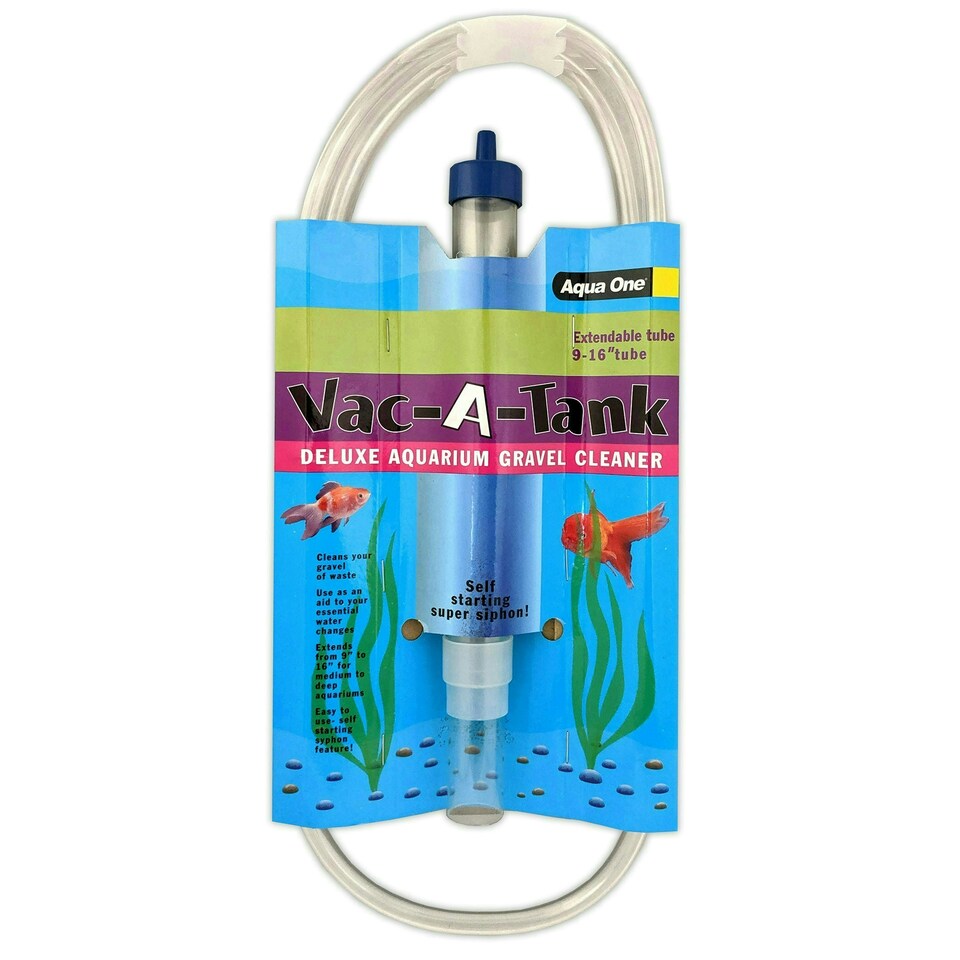 image 1 of Aqua One Vac-A-Tank Gravel Cleaner Syphon White