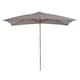 image 1 of Outsunny 2 x 3(m) Wood Garden Parasol Sun Shade Patio Umbrella Canopy