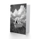 image 2 of Cow In Bathtub in a Field Black White Surreal Birthday Greeting Card