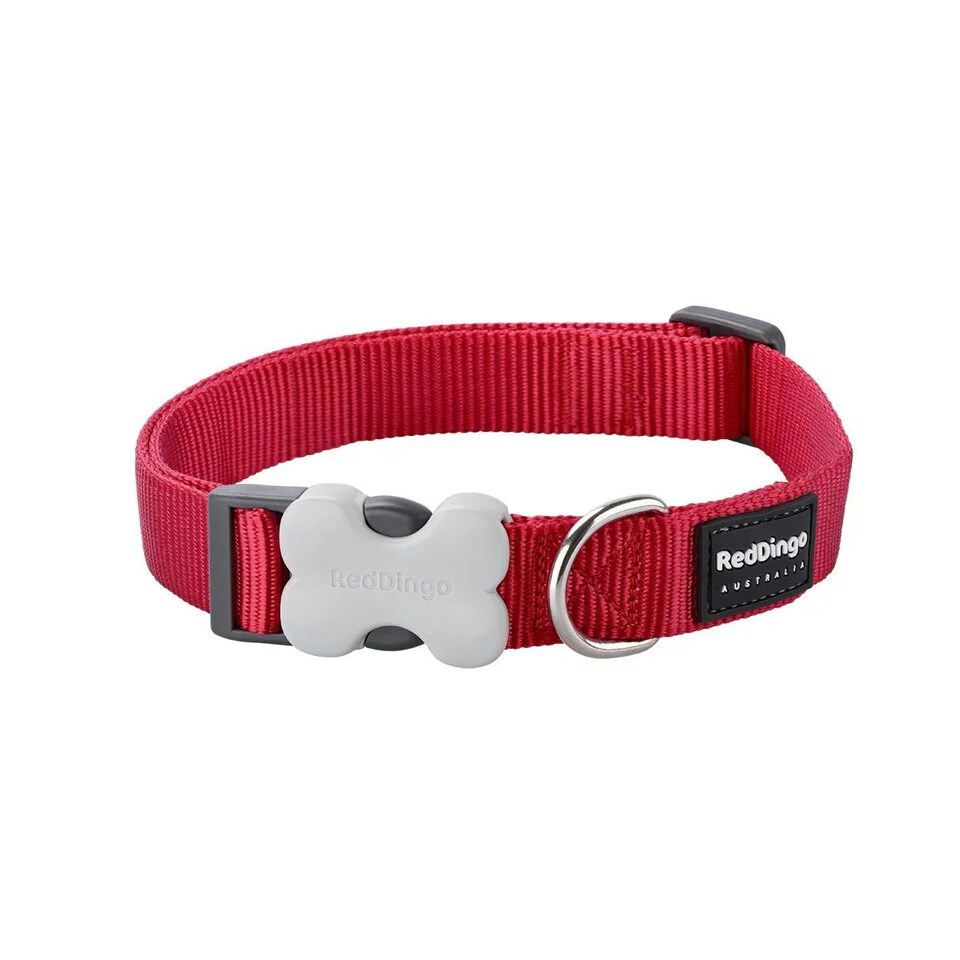 image 1 of Dog Collar Classic Red Red | L