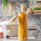 image 5 of Argon Tableware Glass Storage Jars with Wooden Clip Lids - 1.75 Litre - Pack of 3