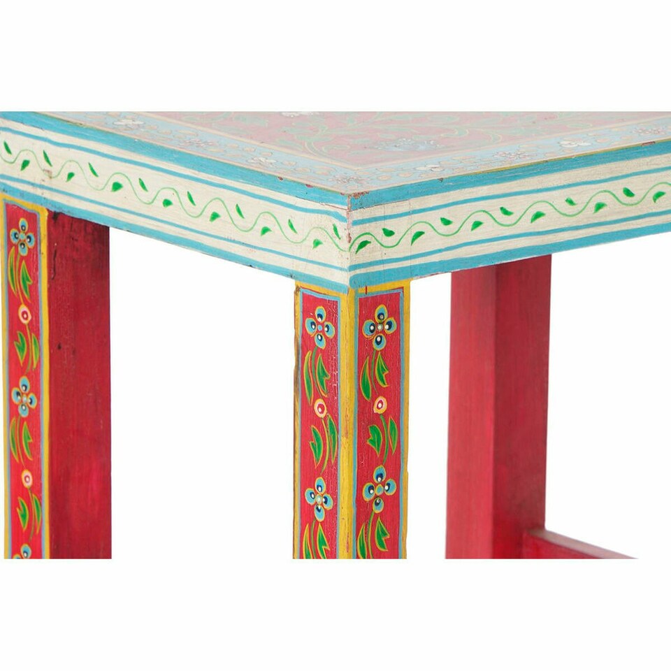 image 1 of Side table DKD Home Decor 8424001853243 Natural Multicolour Acrylic Mango wood 45 x 30 x 45 cm N/A
