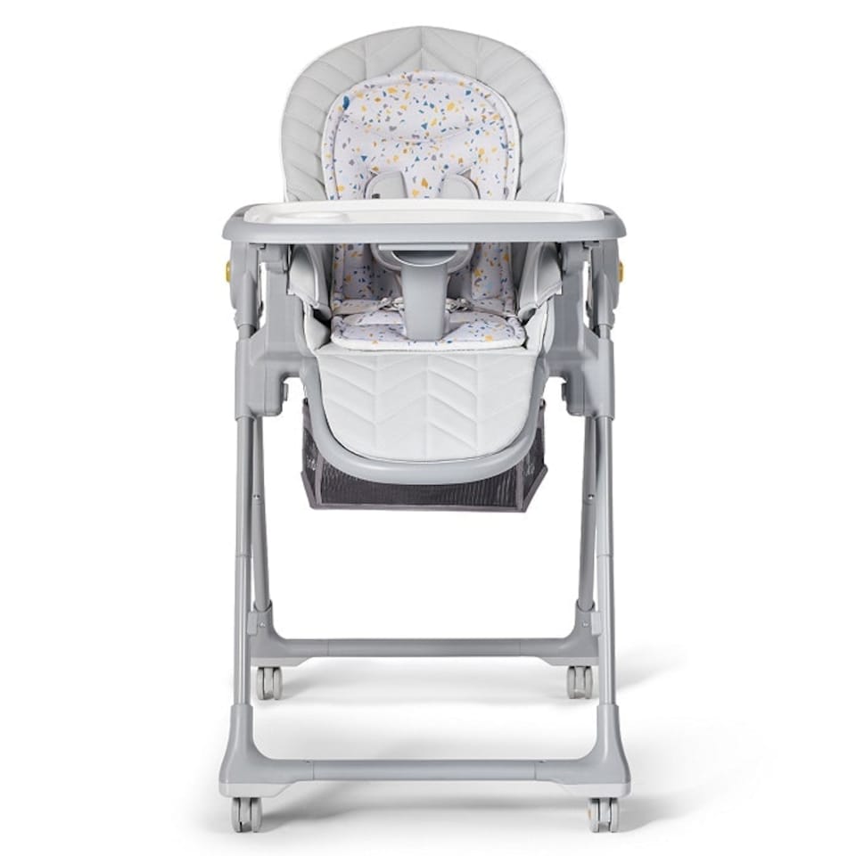 image 1 of Kinderkraft Lastree High Chair for Baby and Toddler - Grey