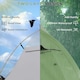 image 8 of Outsunny Double Layer Camping Tent for 1-2 Man, 2000mm Waterproof, Green