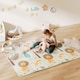 image 1 of AIYAPLAY Baby Play Mat, Foldable Activity Playmat, Animal Theme
