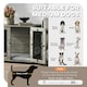 image 3 of PawHut Dog Crate Furniture, End Table for Medium Dogs w/ Cushion