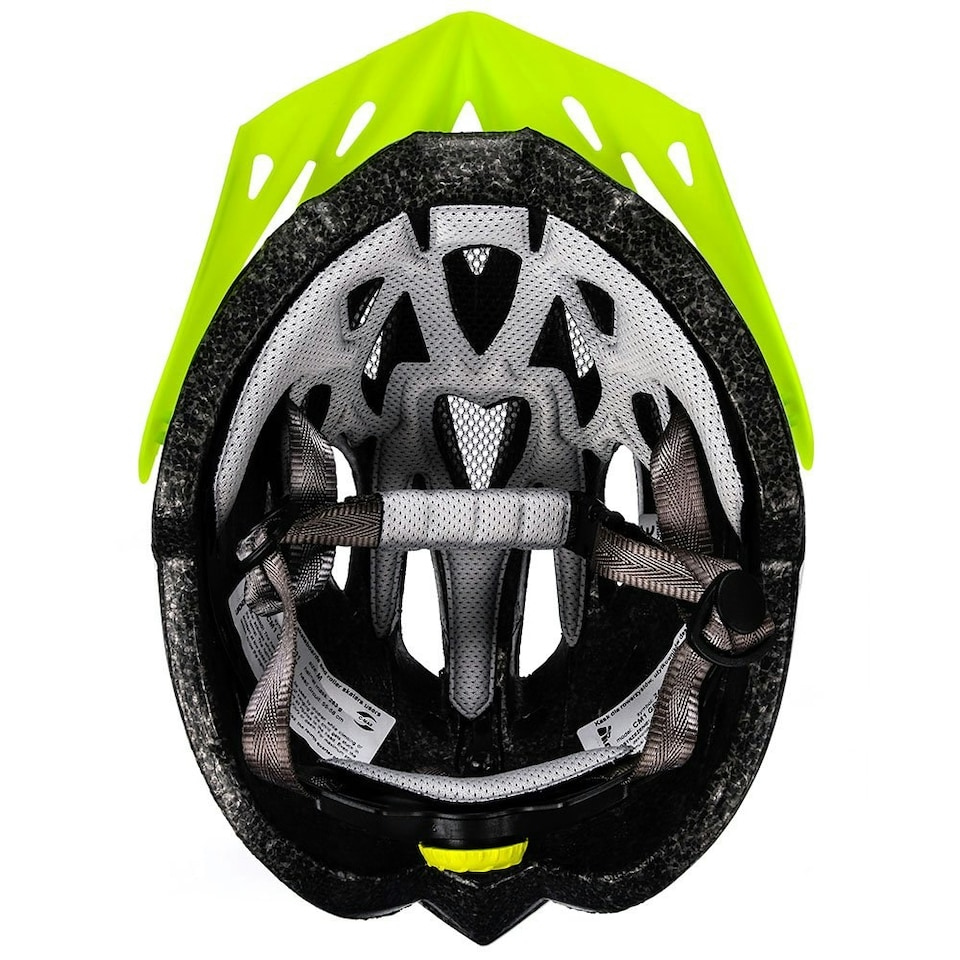 image 1 of Meteor Cycle Helmet Gruver MTB Bike Skateboard Scooter Safety Gear Green | White-Green | L