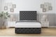 image 2 of Sloomy Watson Graphite Dumfries Divan Bed Base 2 Drawers Left Side With 26 Inch Strutted Headboard & 12 Inch Matching Footboard | Grey | Graphite | Small Double | 1