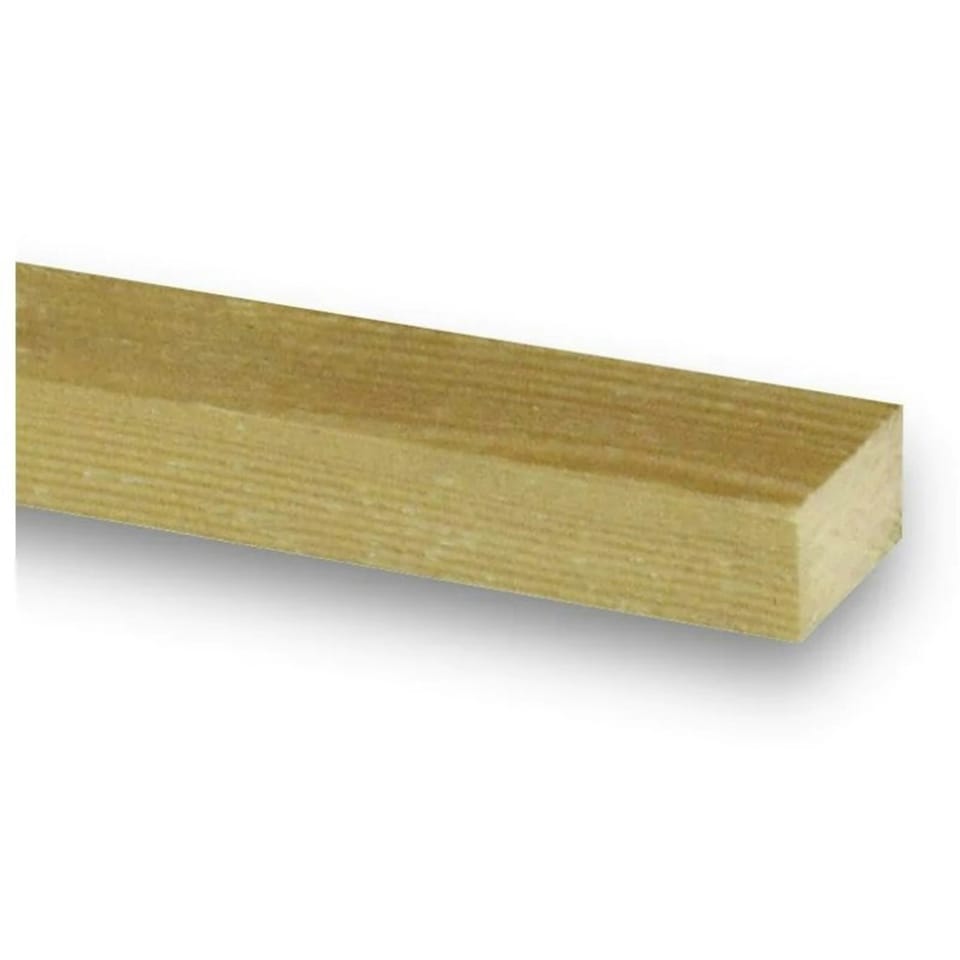 image 1 of PACK OF 20 (Total 20 Units) - 25mm x 38mm Green Pressure Treated Roof Battens - 4.8m Length