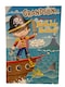 image 1 of Grandson Pirate Happy Birthday Greeting Card Look Out Shark Attack