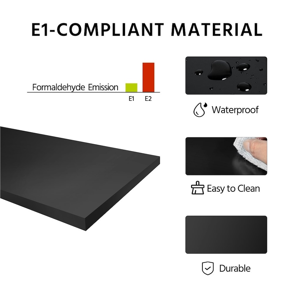 image 1 of Yaheetech X Shape End Table Black