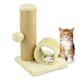 image 1 of KCT Beige Kitten Scratching Post with Tunnel