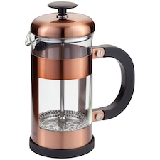 Judge Glass Cafetiere 3 Cup Coffee Maker Copper Finish 350ml
