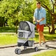 image 7 of PawHut Pet Stroller Pushchair Carrier for Cat Puppy with 3 Wheels Grey