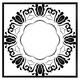 image 2 of Decorative floral element (Picture Frame) Brown | S