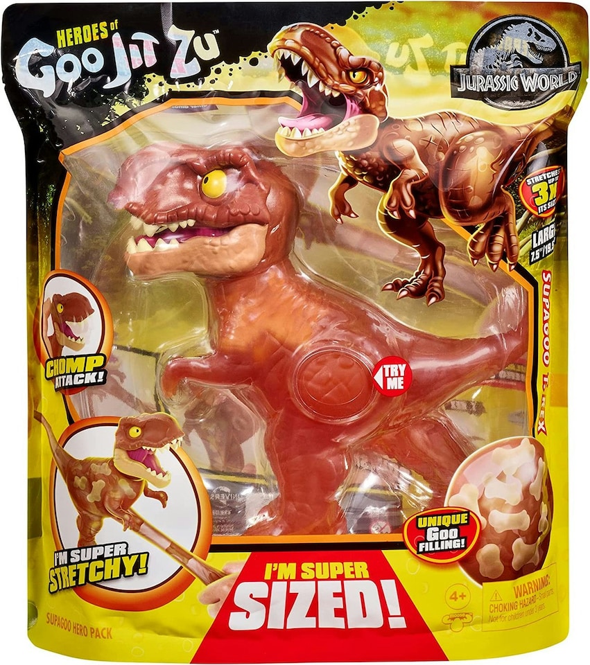 image 1 of Heroes Of Goo Jit Zu Jurassic World Supagoo T-Rex