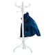 image 3 of Kennedy 184cm White Finish Floor Standing Coat Stand | White | One Size