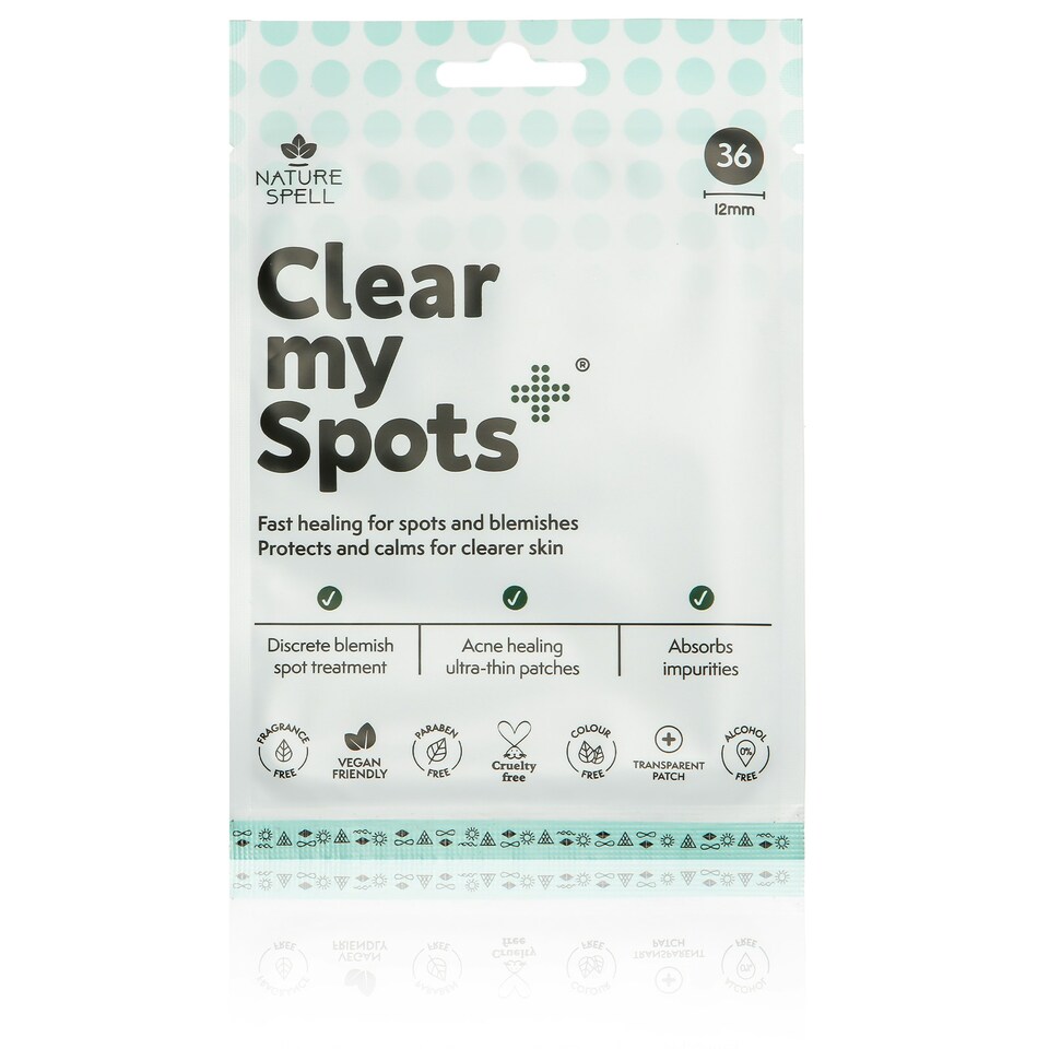 image 1 of Nature Spell Clear My Spots Pimple Patches  - 36 Translucent Hydrocolloid Patches