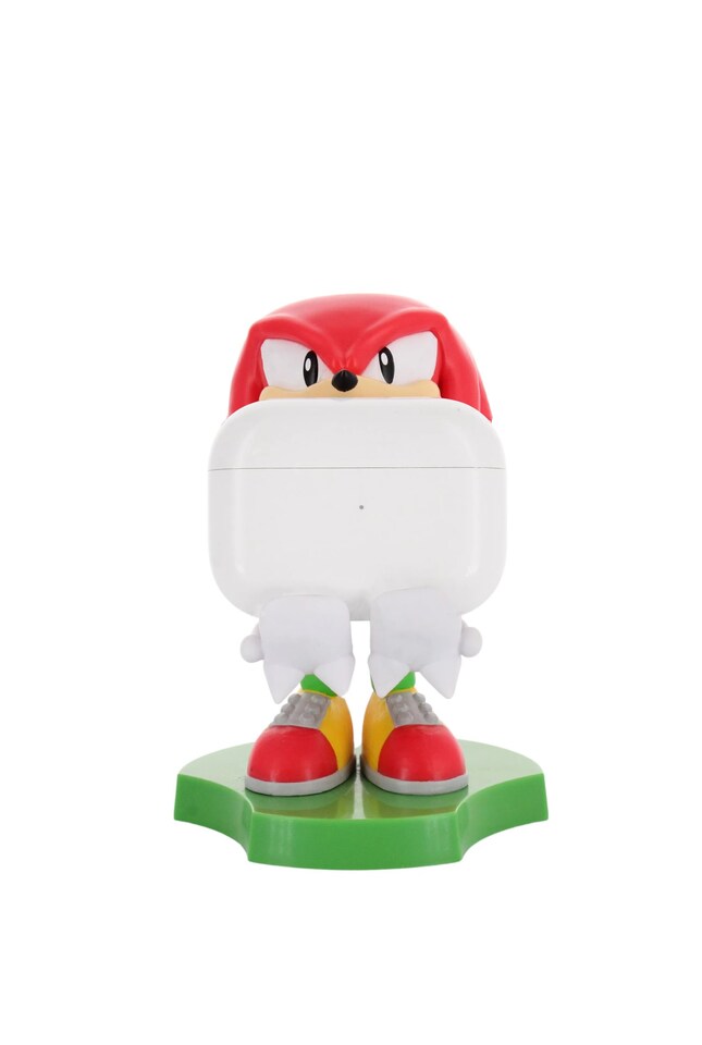 image 1 of Cable Guys Holdems Sonic The Hedgehog Knuckles Mini Phone Stand and Device Holder