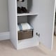 image 7 of Vida Designs Riano 1 Door Wardrobe With Shelf & Clothes Rail, White