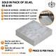 image 2 of NOVECRAFTO Vinyl Floor Tiles Self Adhesive – 12x12in Peel and Stick Flooring for Kitchen, Bathroom & Living Room – Grey Granite Effect Design Grey | 5.57 sqm