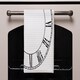 image 2 of Roman Numeral Clock (Kitchen Towel)