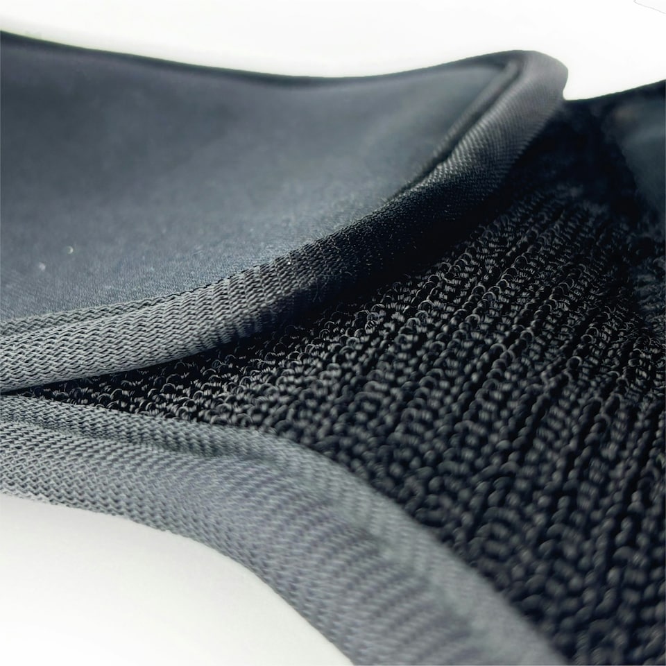 image 1 of HugglePets Tactical K9 Adjustable Comfort Dog Muzzle | Black | M